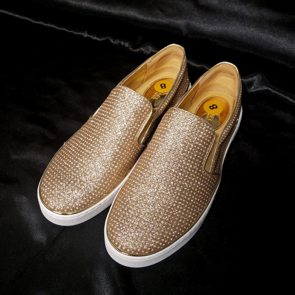 MICHAEL KORS Keaton Chain-Mesh Slip-On Sneaker - Picture 2 of 6